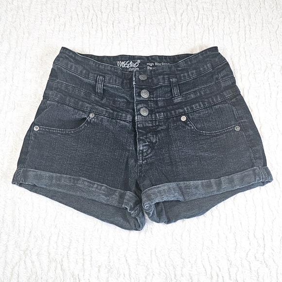 High Rise Super Stetch Jean Shorts - Picture 6 of 6